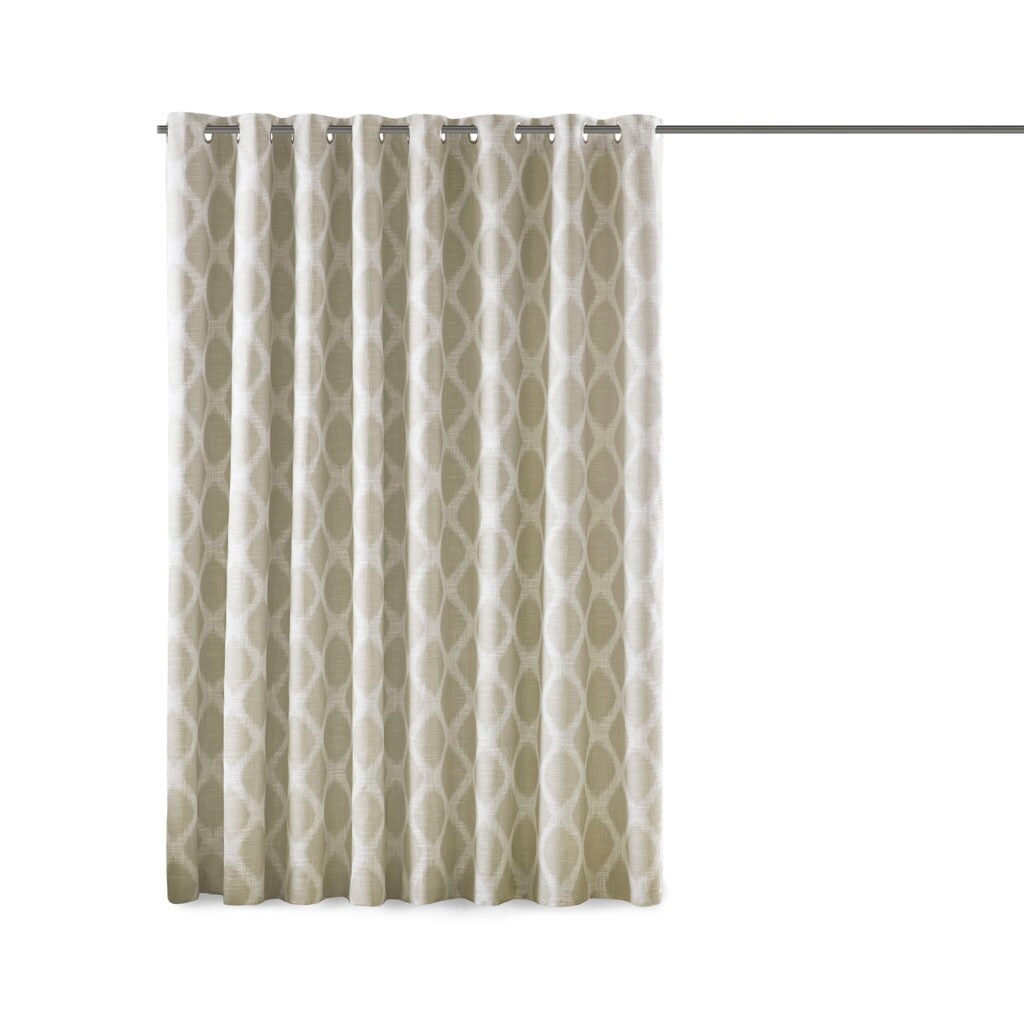 Printed Ikat Blackout Patio Curtain(Only 1 Pc Panel)