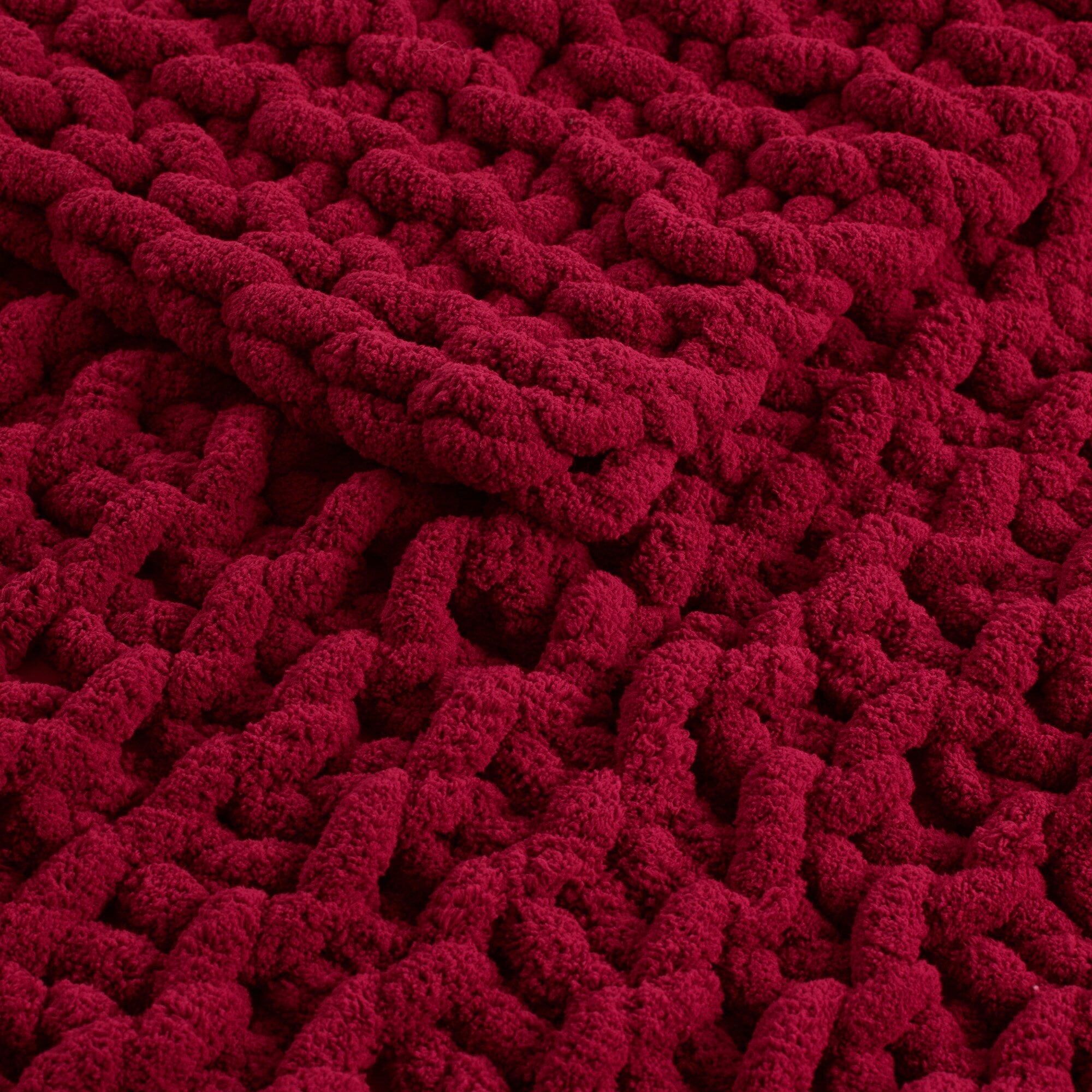 Madison Park Chenille Chunky Knit Throw 50x60