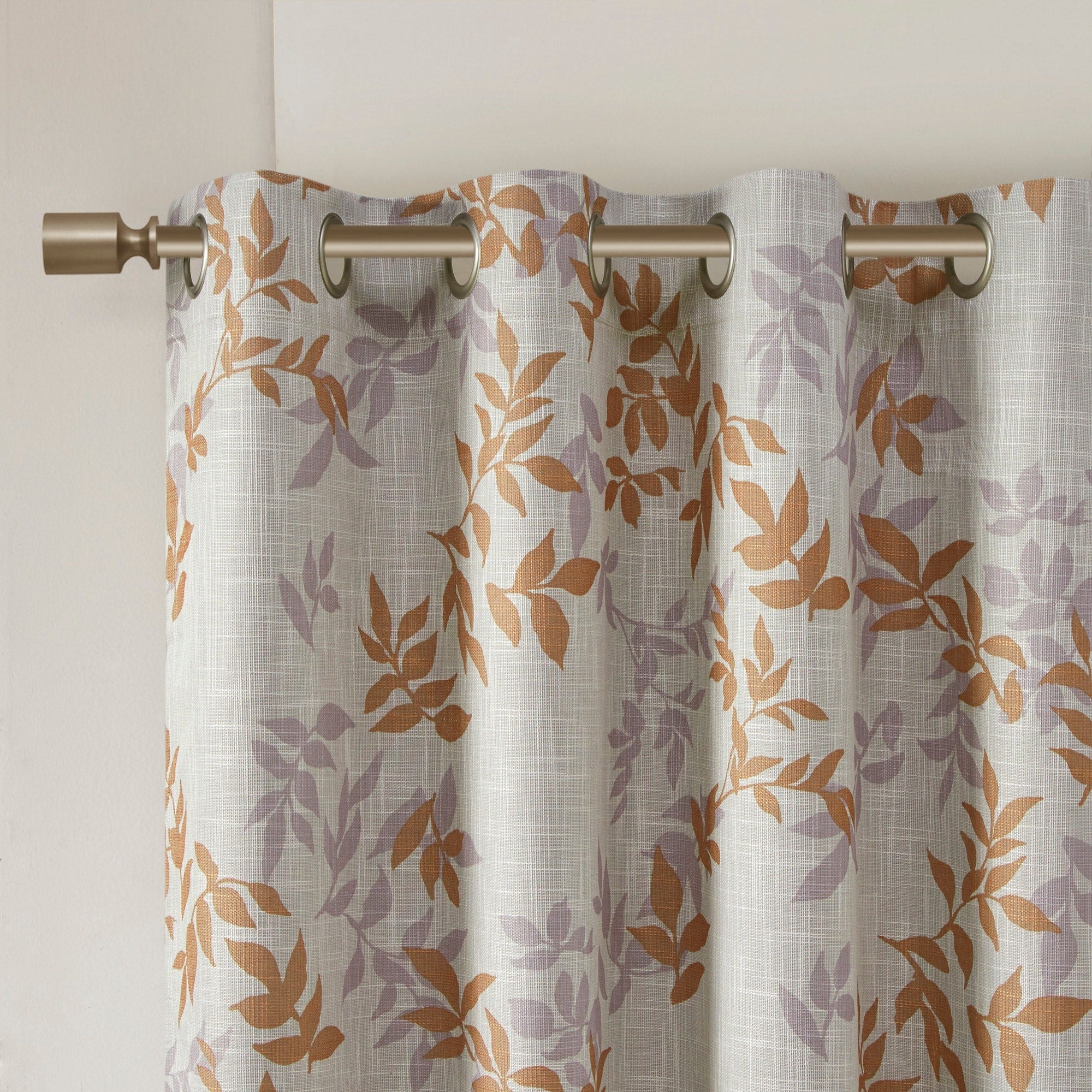 SunSmart April Printed Botanical Blackout Curtain Panel