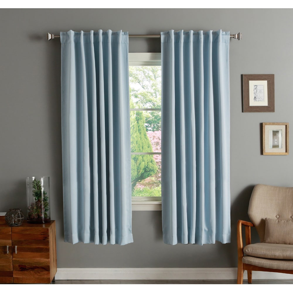 Aurora Home Insulated 72-inch Thermal Blackout Curtain Panel Pair - 52 x 72