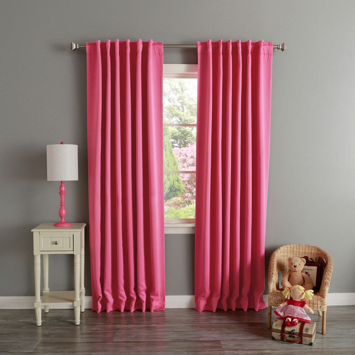 Aurora Home Insulated Thermal Blackout 84-inch Curtain Panel Pair - 52 x 84