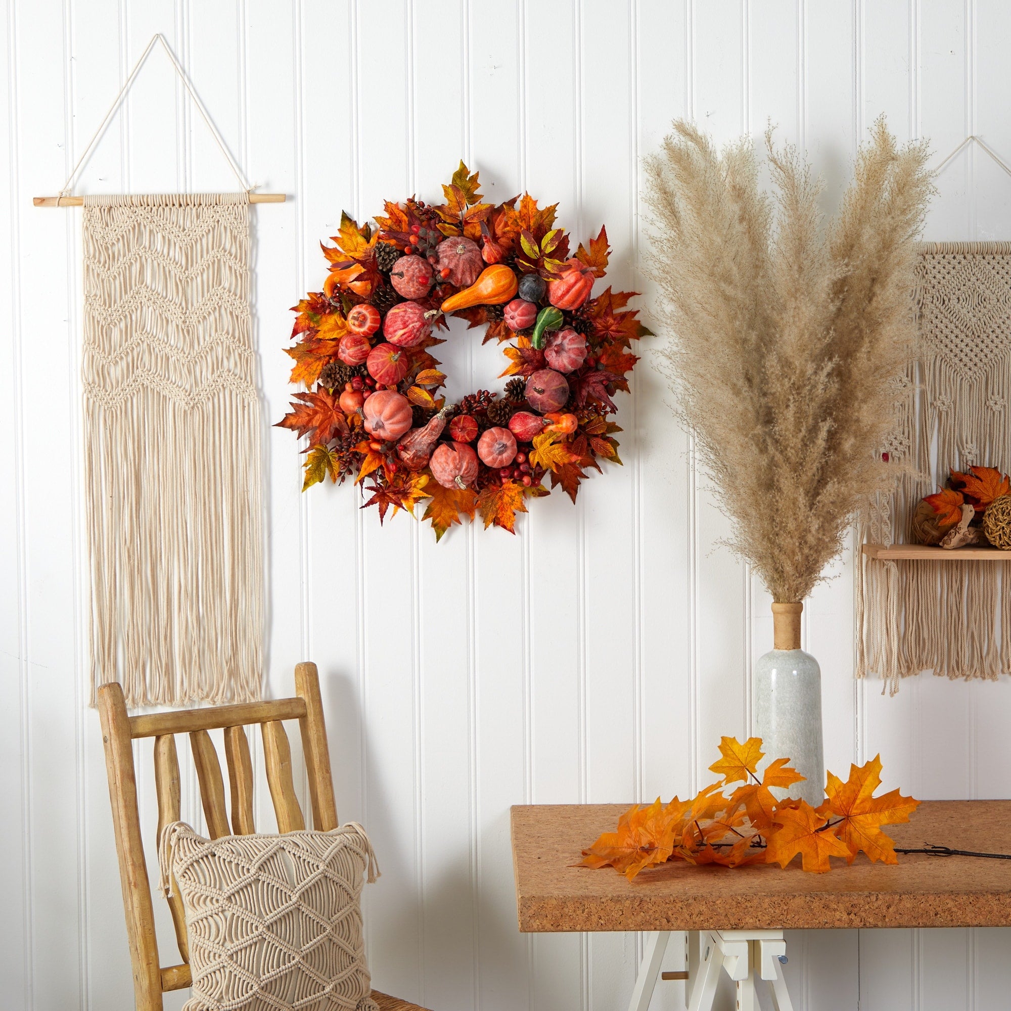 Pumpkin Harvest Wreath