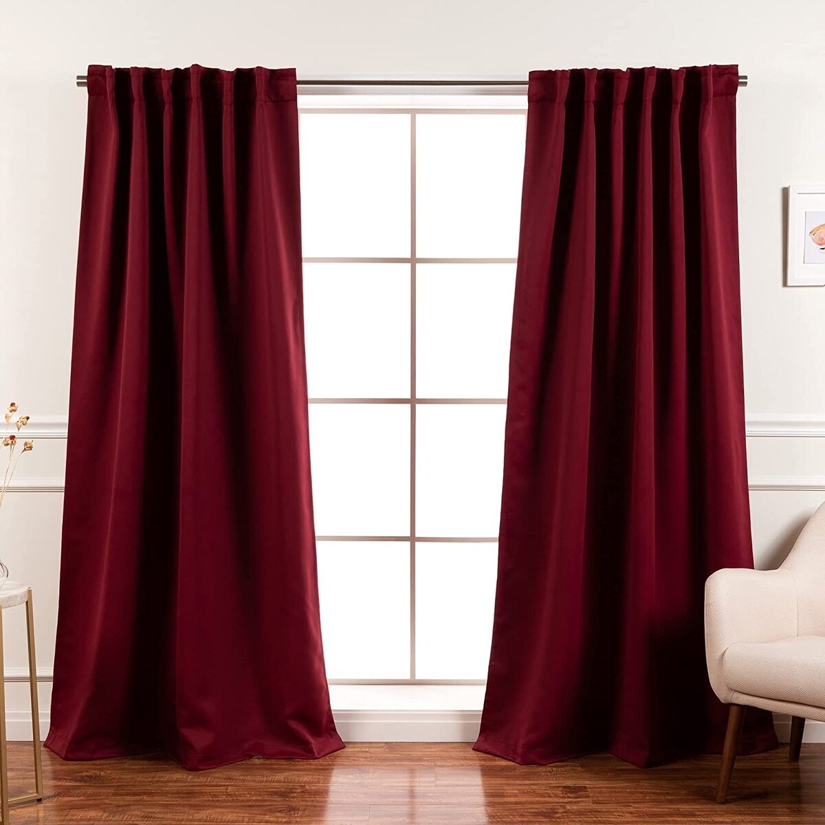 Aurora Home Insulated Thermal Blackout 84-inch Curtain Panel Pair - 52 x 84