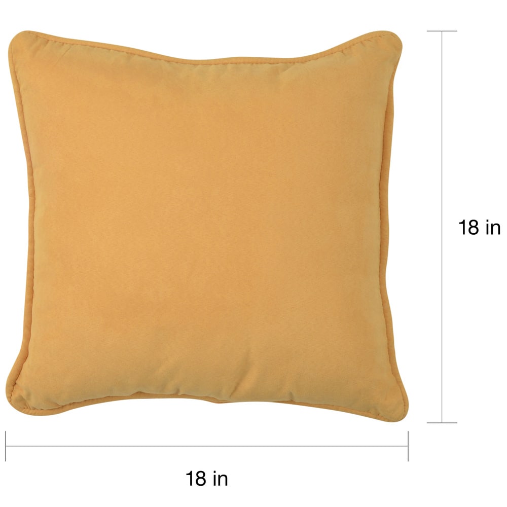 18-inch Microsuede Accent Throw Pillow (Set of 2)