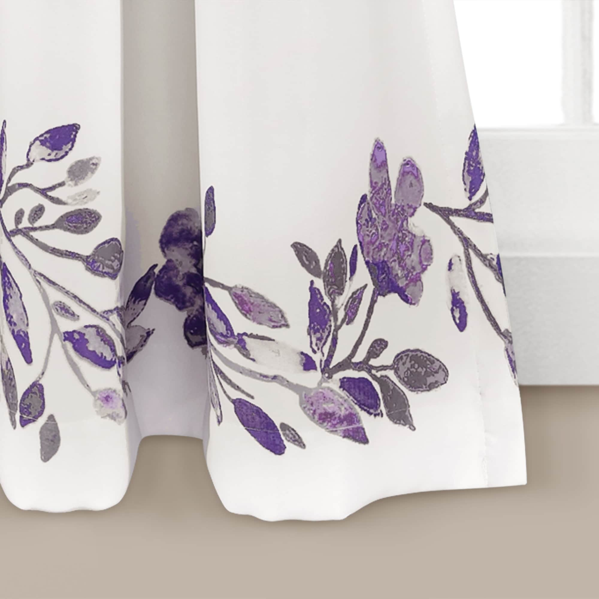 Porch & Den Elcaro Floral Room Darkening Curtain Panel Pair