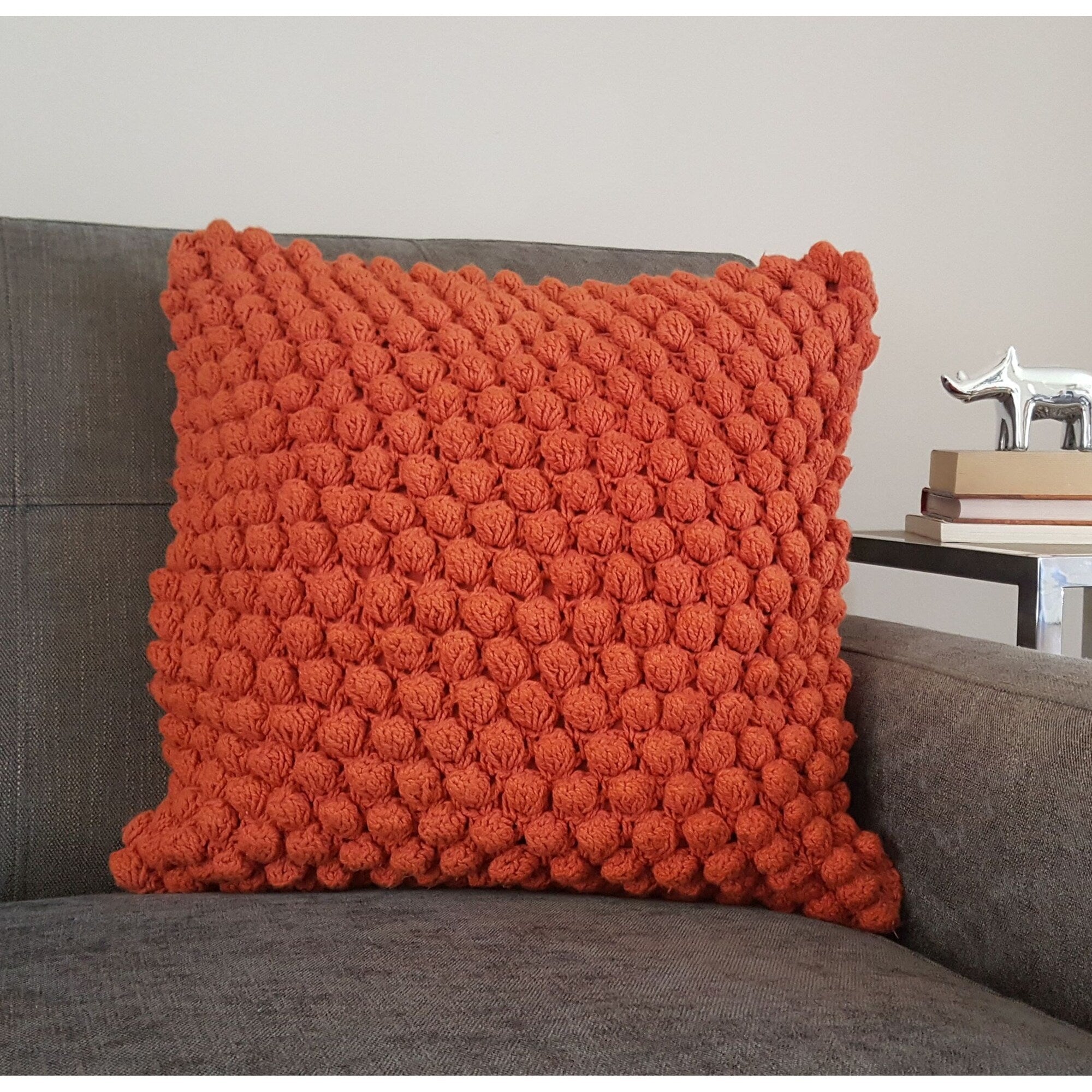 AANNY Design Orbit Ball 18-inch Cotton Decorative Throw Pillow