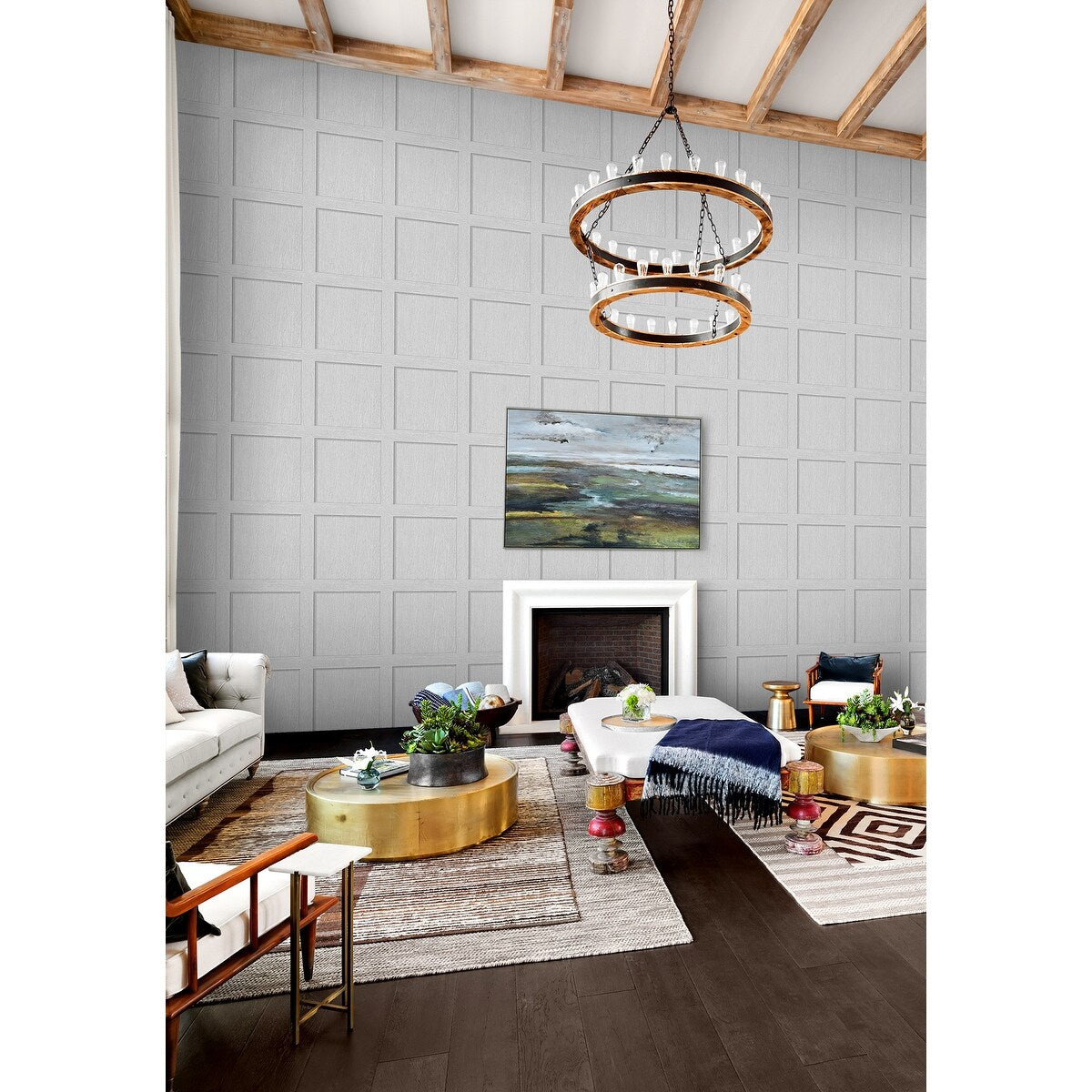 Stacy Garcia Home Squared Away Peel and Stick Wallpaper