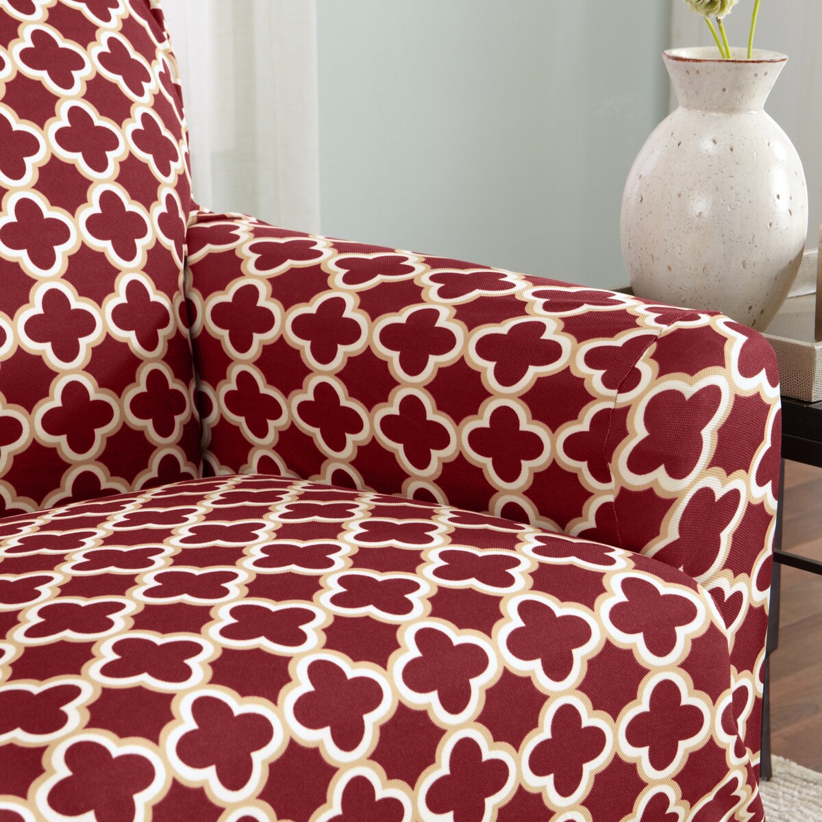 Premium Stretch Printed Chair Slipcover