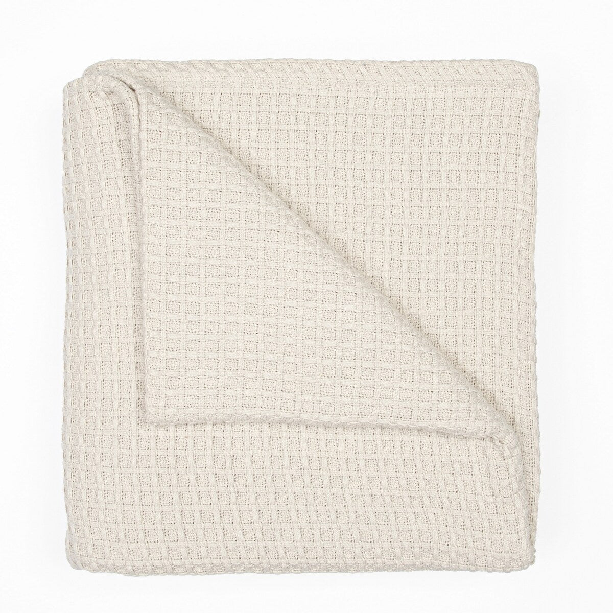 Aston & Arden Waffle Weave Cotton Blanket