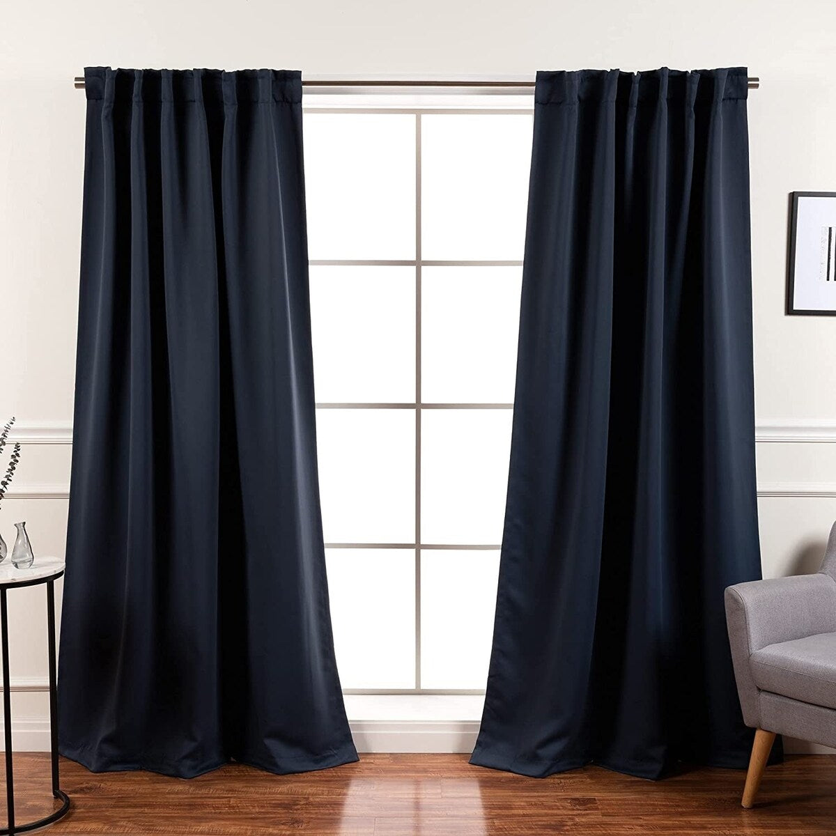 Aurora Home Insulated Thermal Blackout 84-inch Curtain Panel Pair - 52 x 84