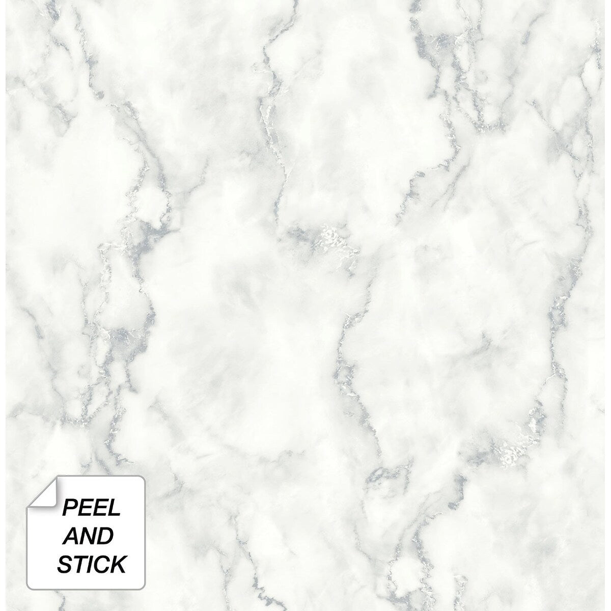 NextWall Faux Marble Peel and Stick Removable Wallpaper - 20.5 in. W x 18 ft. L