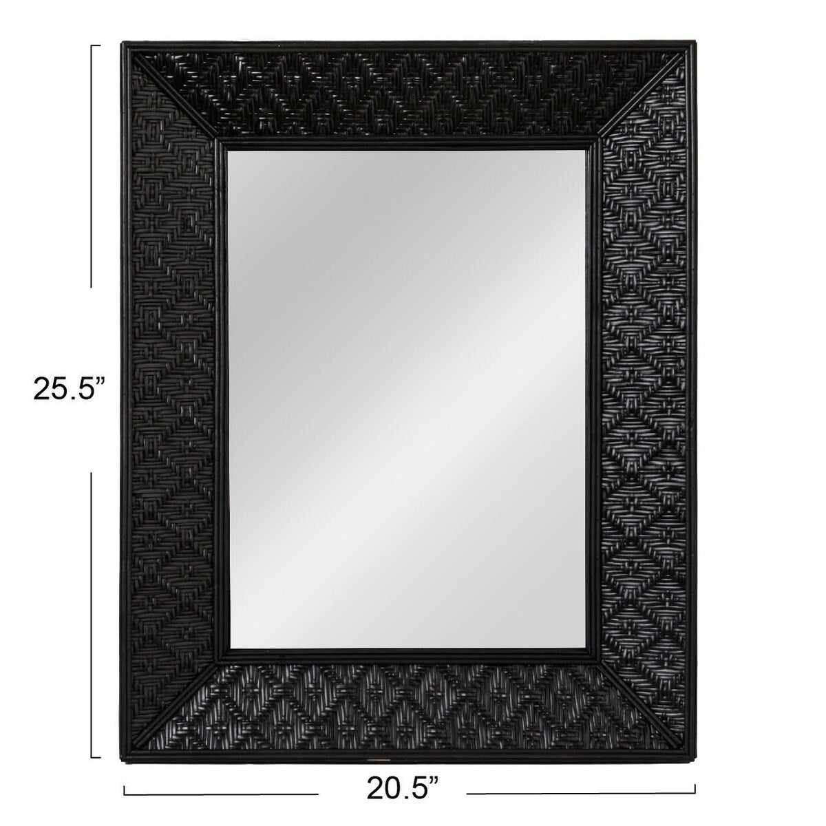 Rattan Framed Wall Mirror