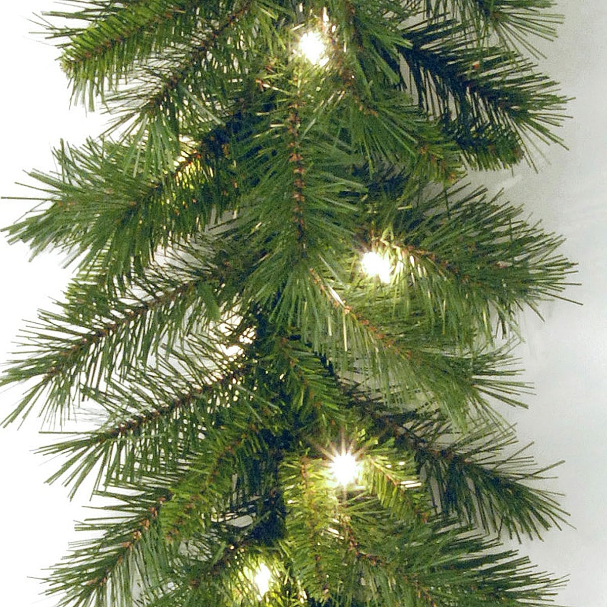 National Tree Company 9 ft. Pre-lit Winchester Pine Garland with Clear Lights - Green