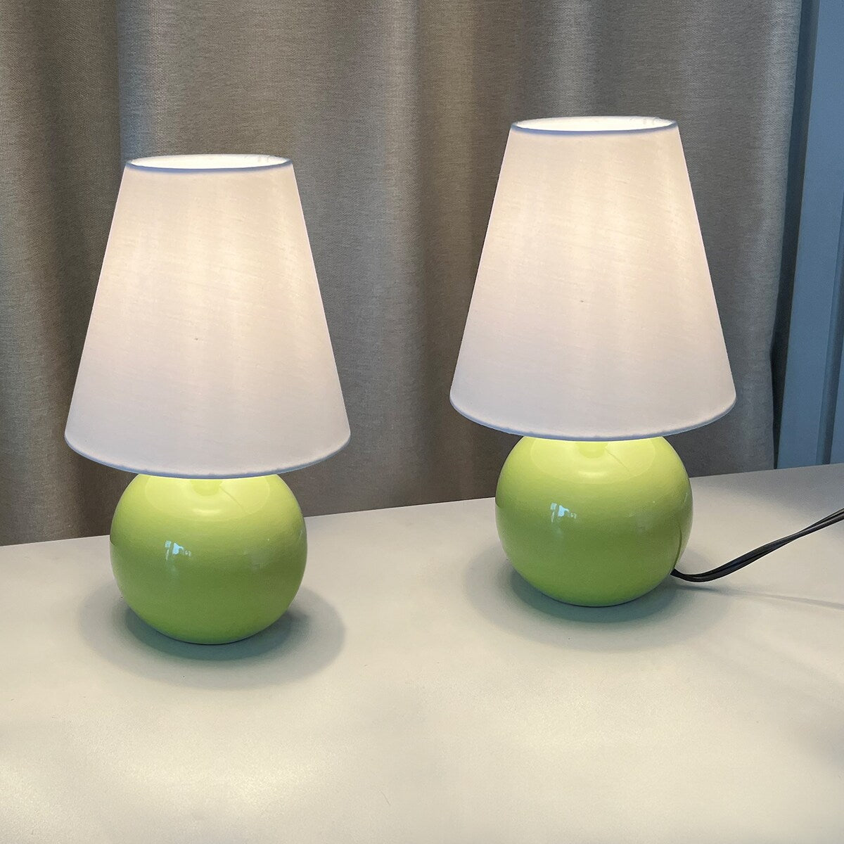 11-inch Gradient Ceramic Table Lamps Set of 2