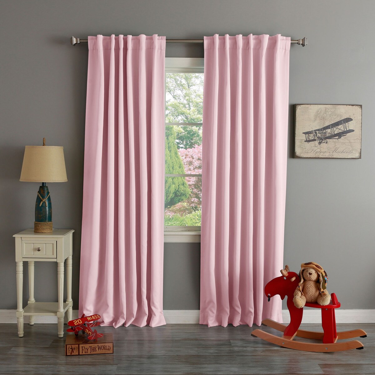 Aurora Home Insulated Thermal Blackout 84-inch Curtain Panel Pair - 52 x 84