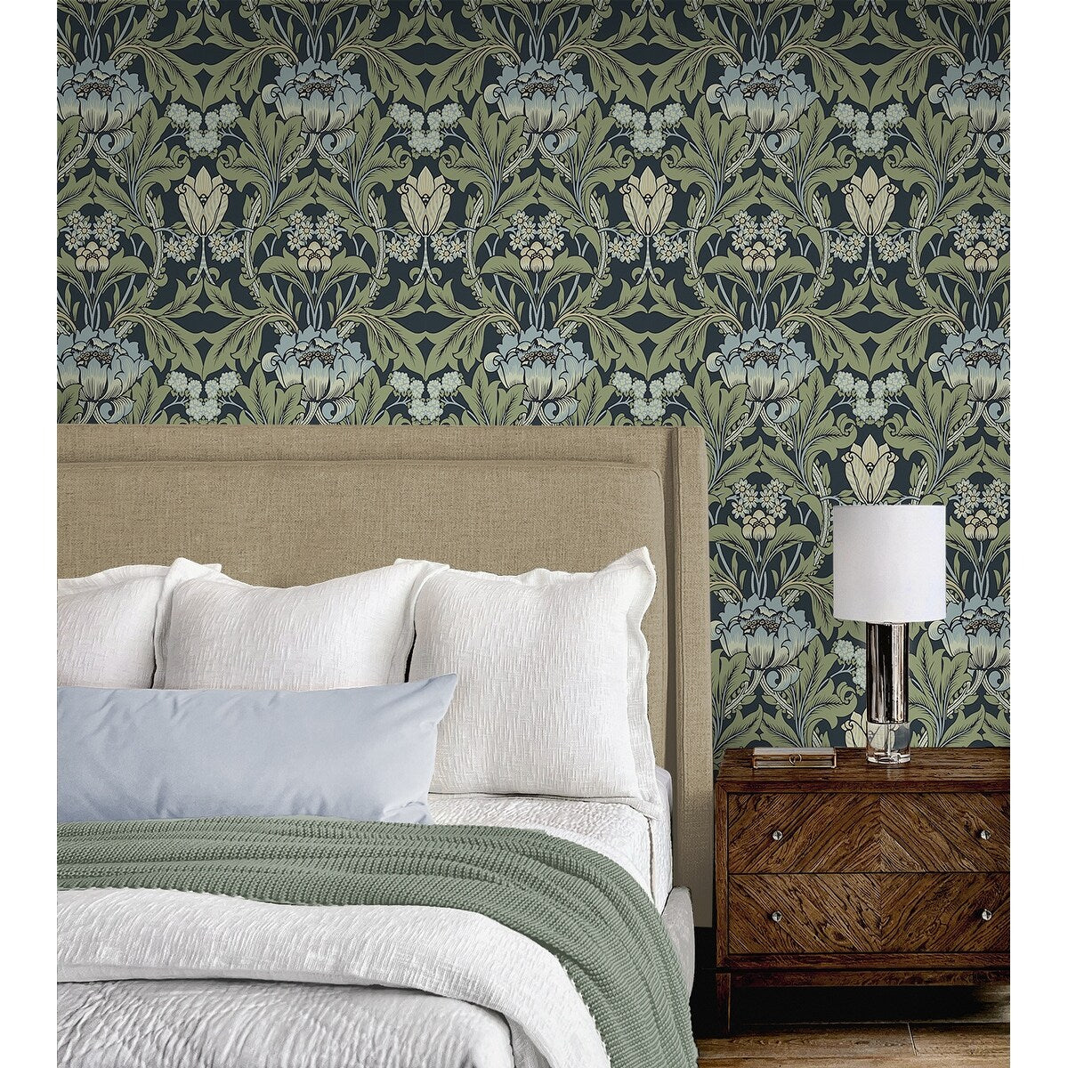 NextWall Primrose Floral Peel and Stick Wallpaper