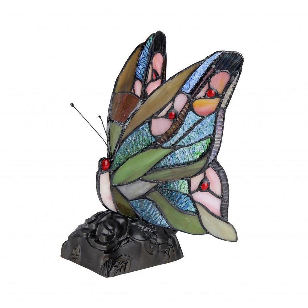 Tiffany-Style Butterfly Nightlight/Accent Lamp