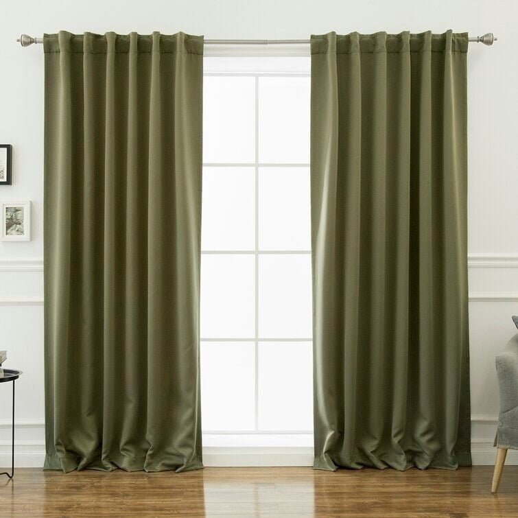 Aurora Home Insulated Thermal Blackout 84-inch Curtain Panel Pair - 52 x 84