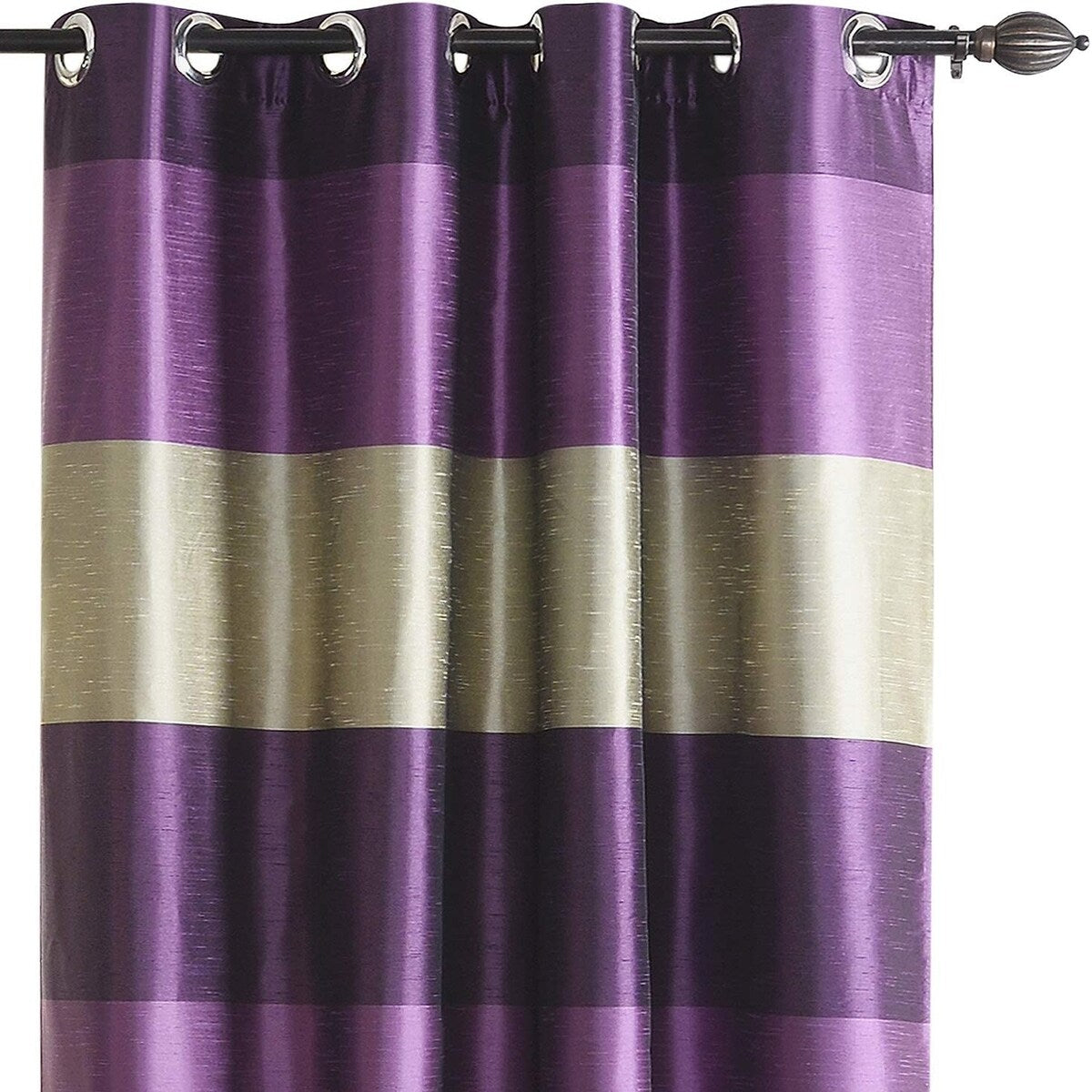 Deco Window 2 Pcs Blackout Curtain Panels Room Darkening Privacy with Thermal Insulation & Eyelets