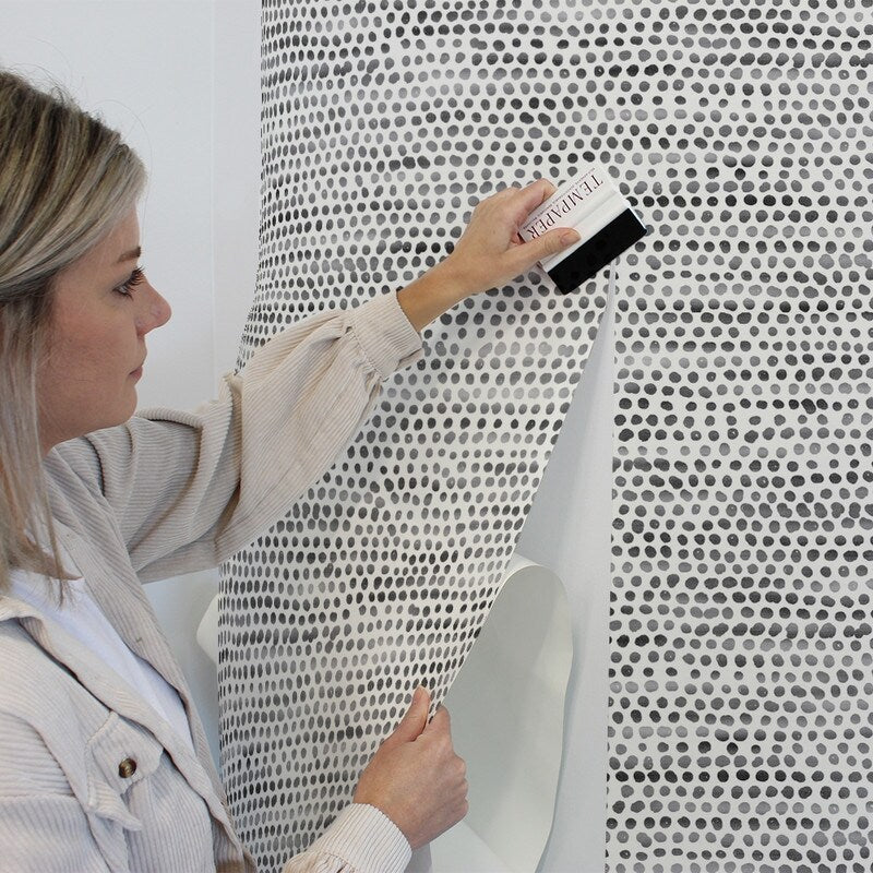 Tempaper Moire Dots Peel and Stick Wallpaper