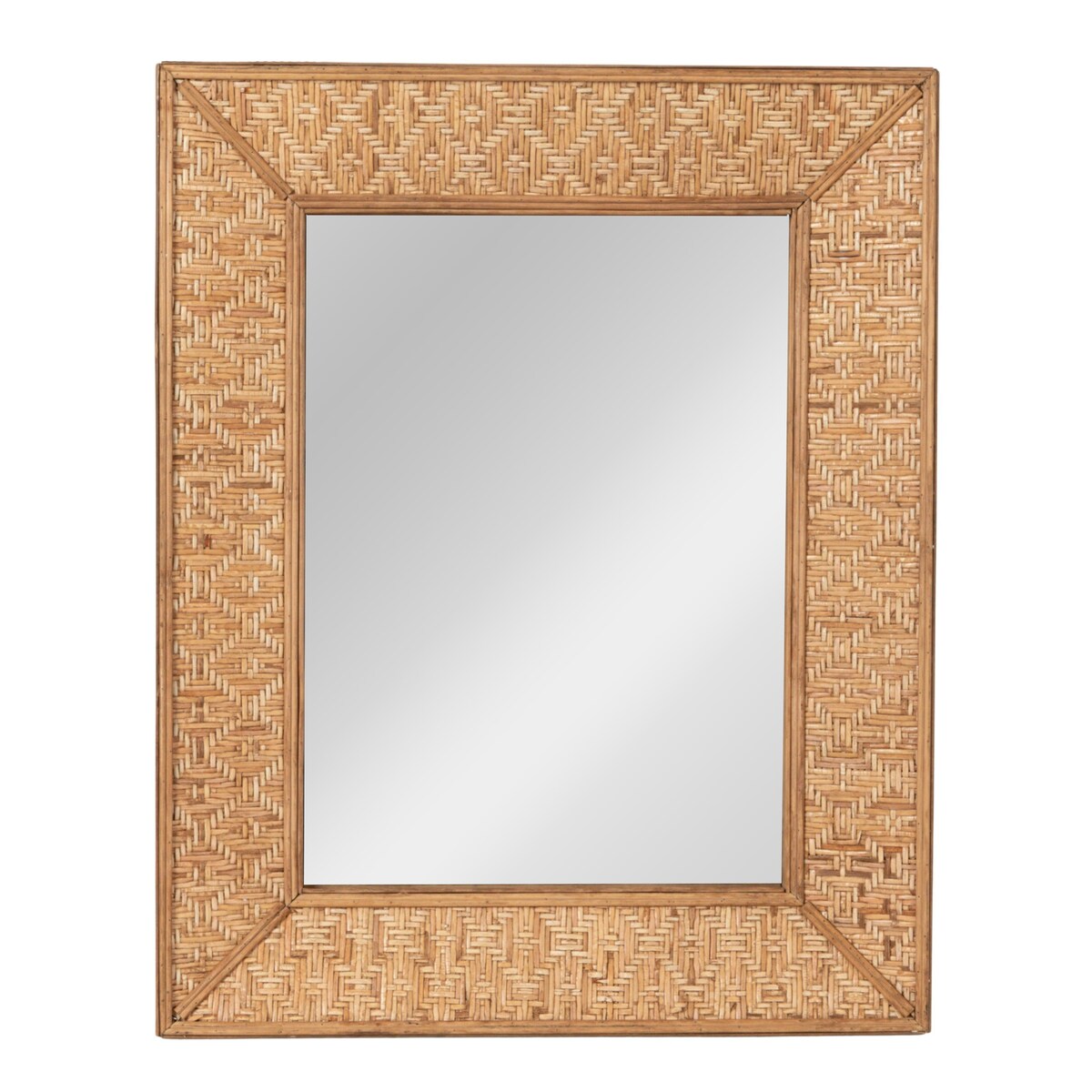 Rattan Framed Wall Mirror