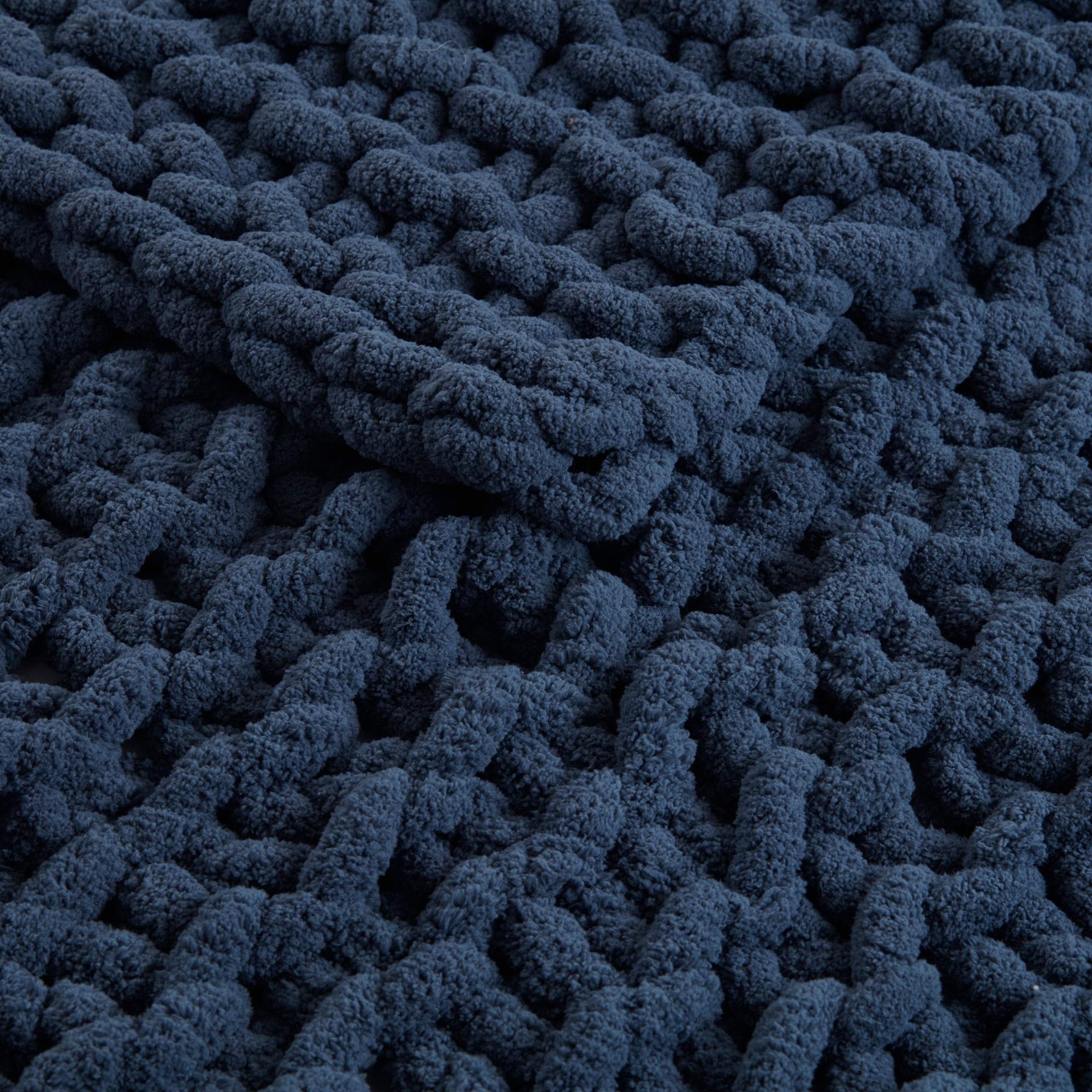 Madison Park Chenille Chunky Knit Throw 50x60