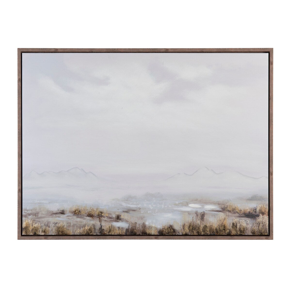 Fields For Days Canvas Wall Art - Brown