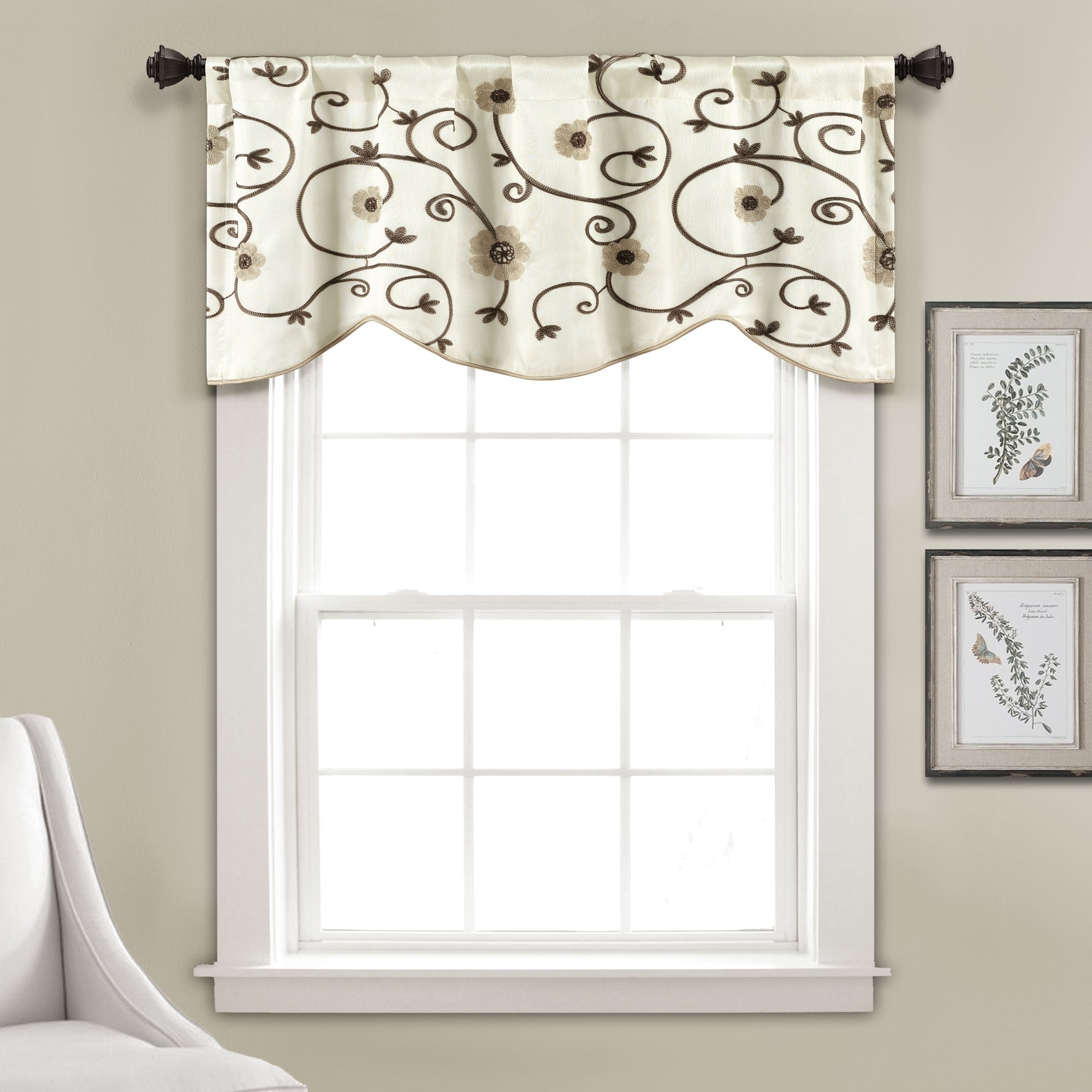 Lush Decor Royal Garden Valance