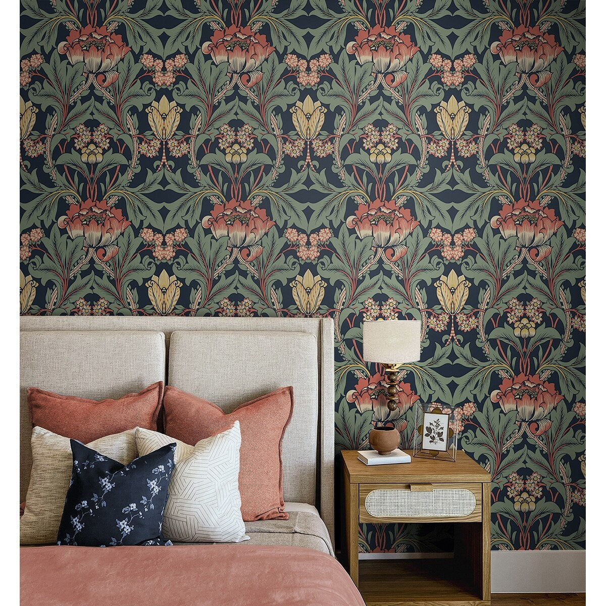 NextWall Primrose Floral Peel and Stick Wallpaper