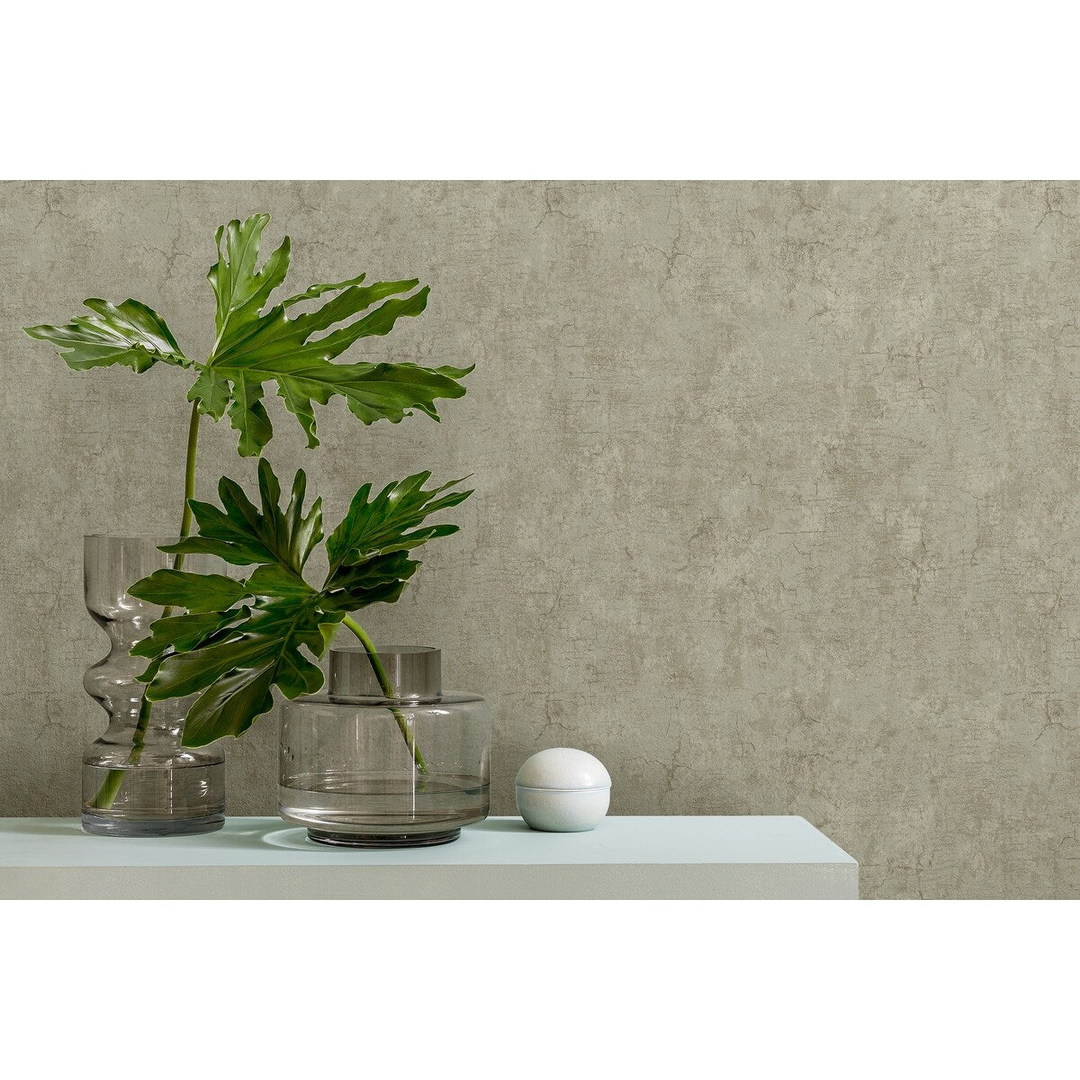 Seabrook Designs Sharla Faux Unpasted Wallpaper