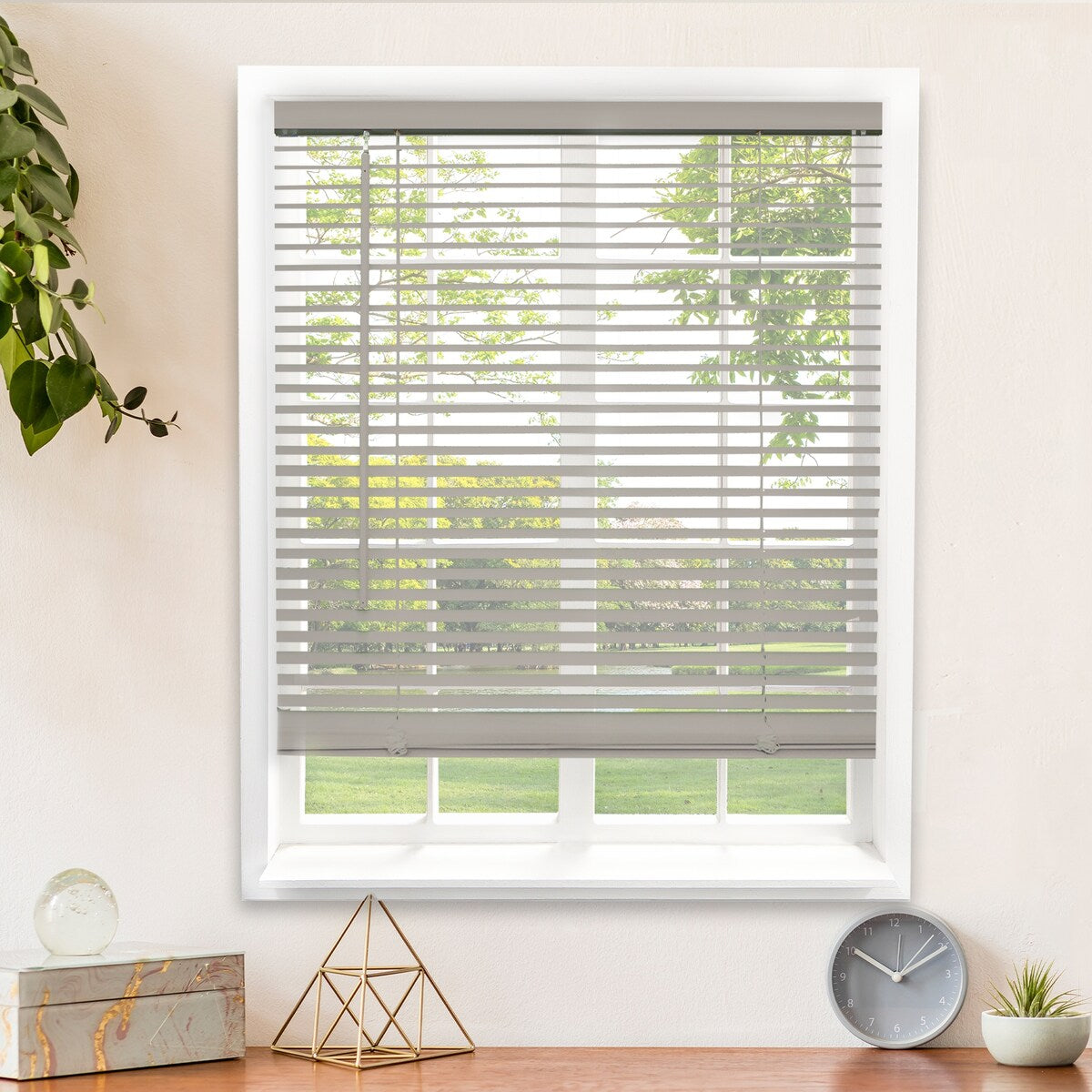 Chicology Room-darkening Cordless 1-inch Vinyl Mini Blinds