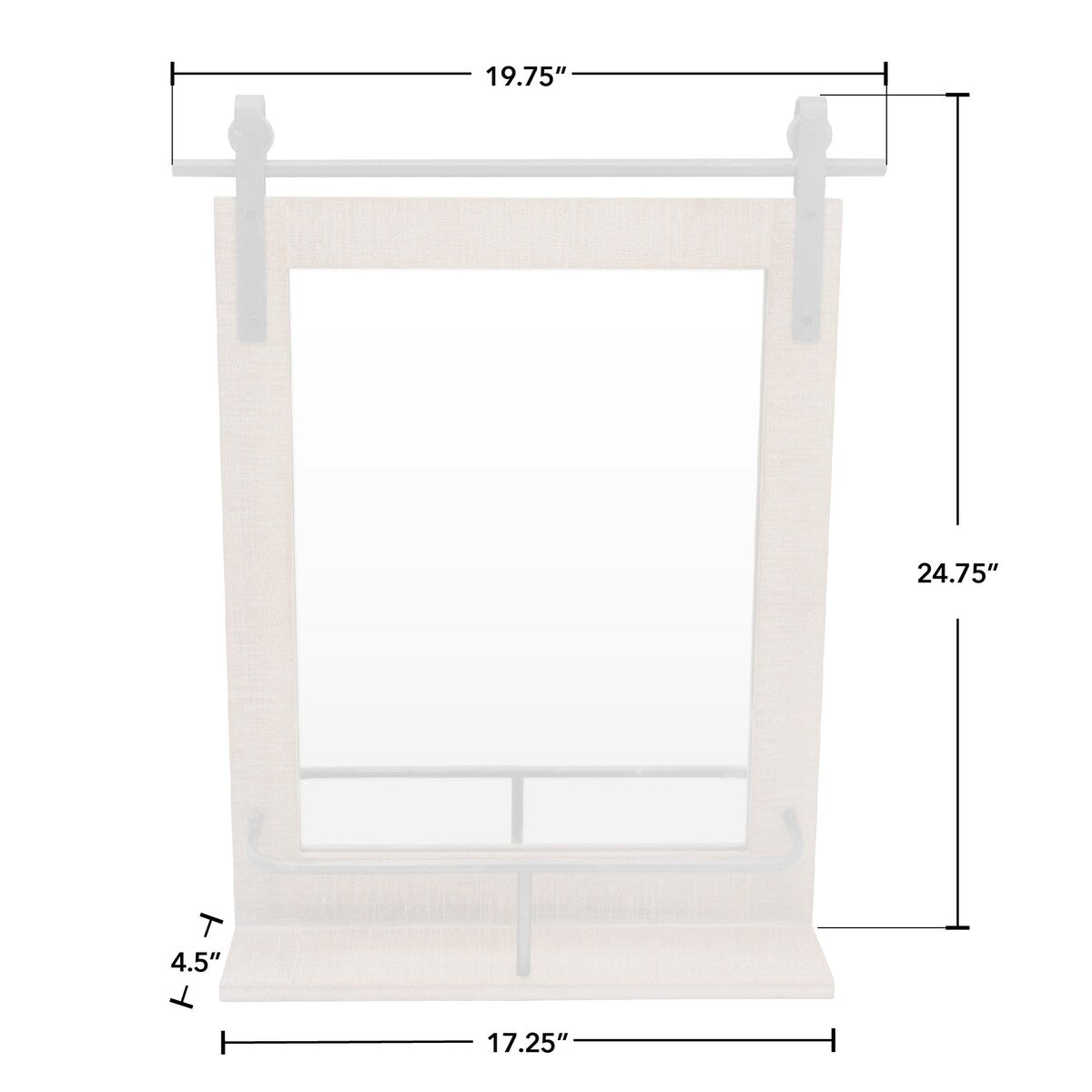 FirsTime & Co. Ingram Farmhouse Barn Door Mirror