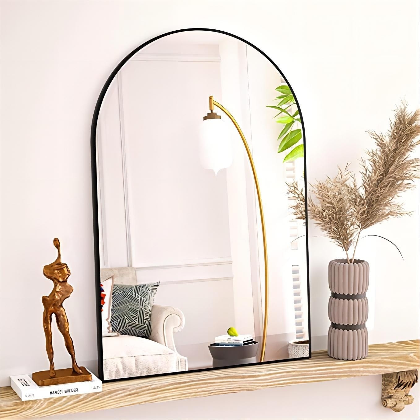 YVANLA Arch Bathroom Wall Mounted Vanity Mirror