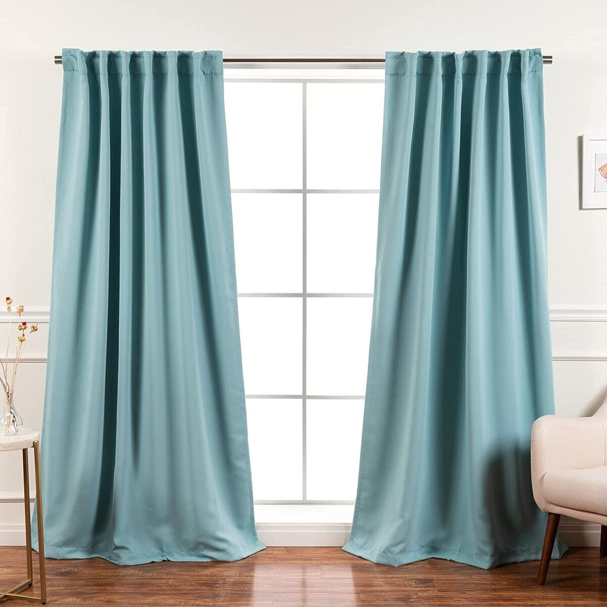 Aurora Home Insulated Thermal Blackout 84-inch Curtain Panel Pair - 52 x 84