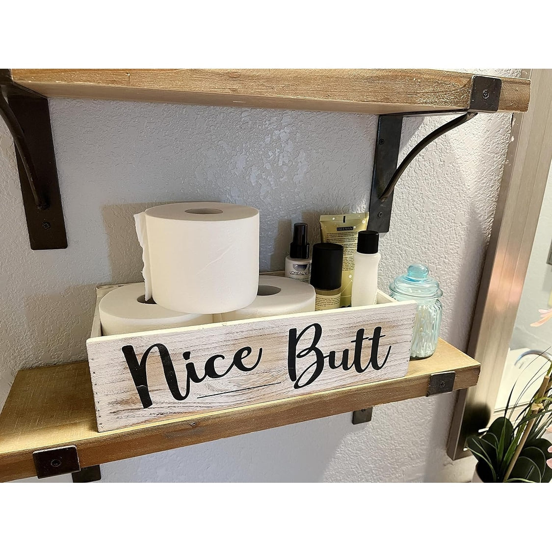 Nice Butt Bathroom Decor Box for Bathroom, Kitchen - 8'6 x 13'