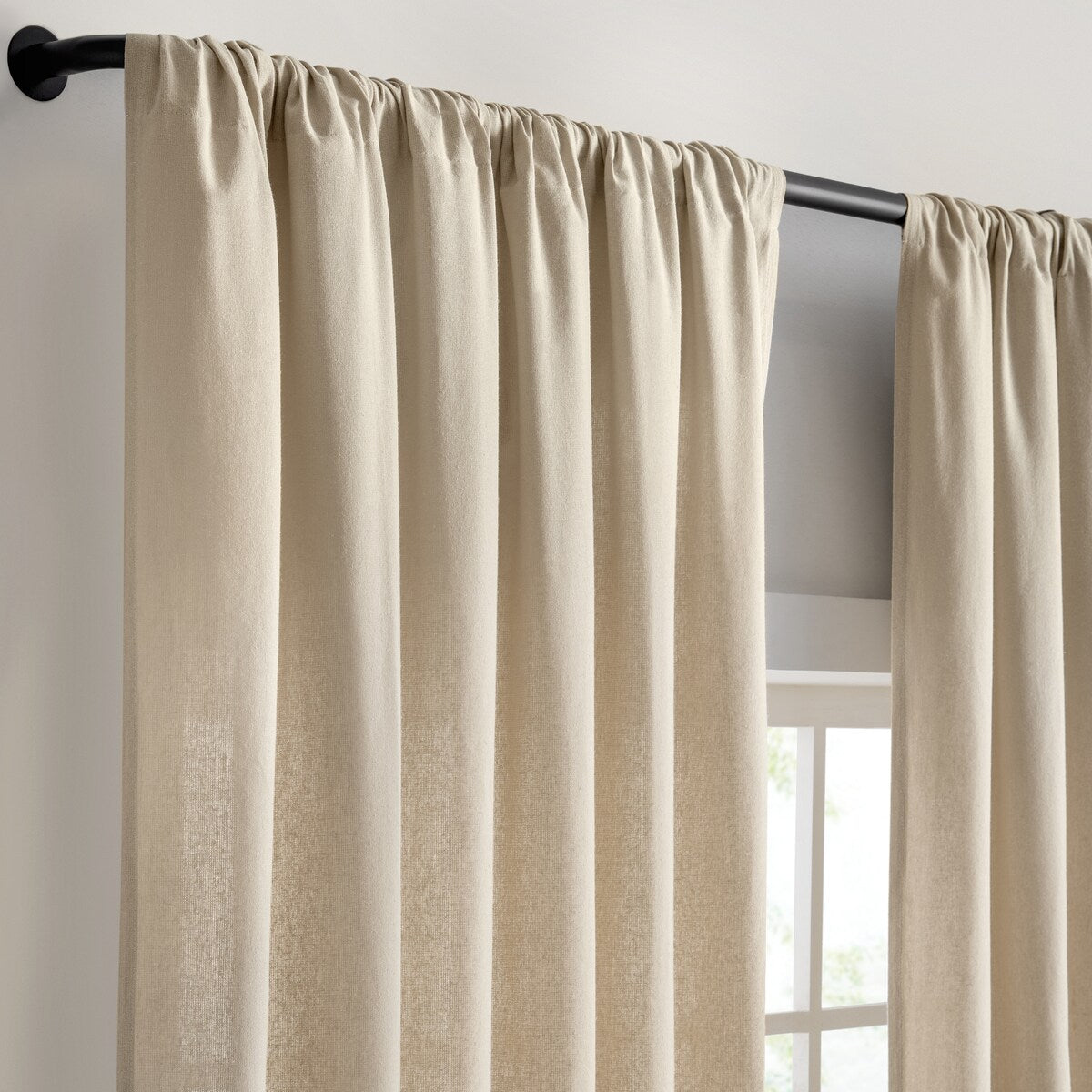 Mercantile Lucinda Light Filtering Ringed Window Curtain Panel