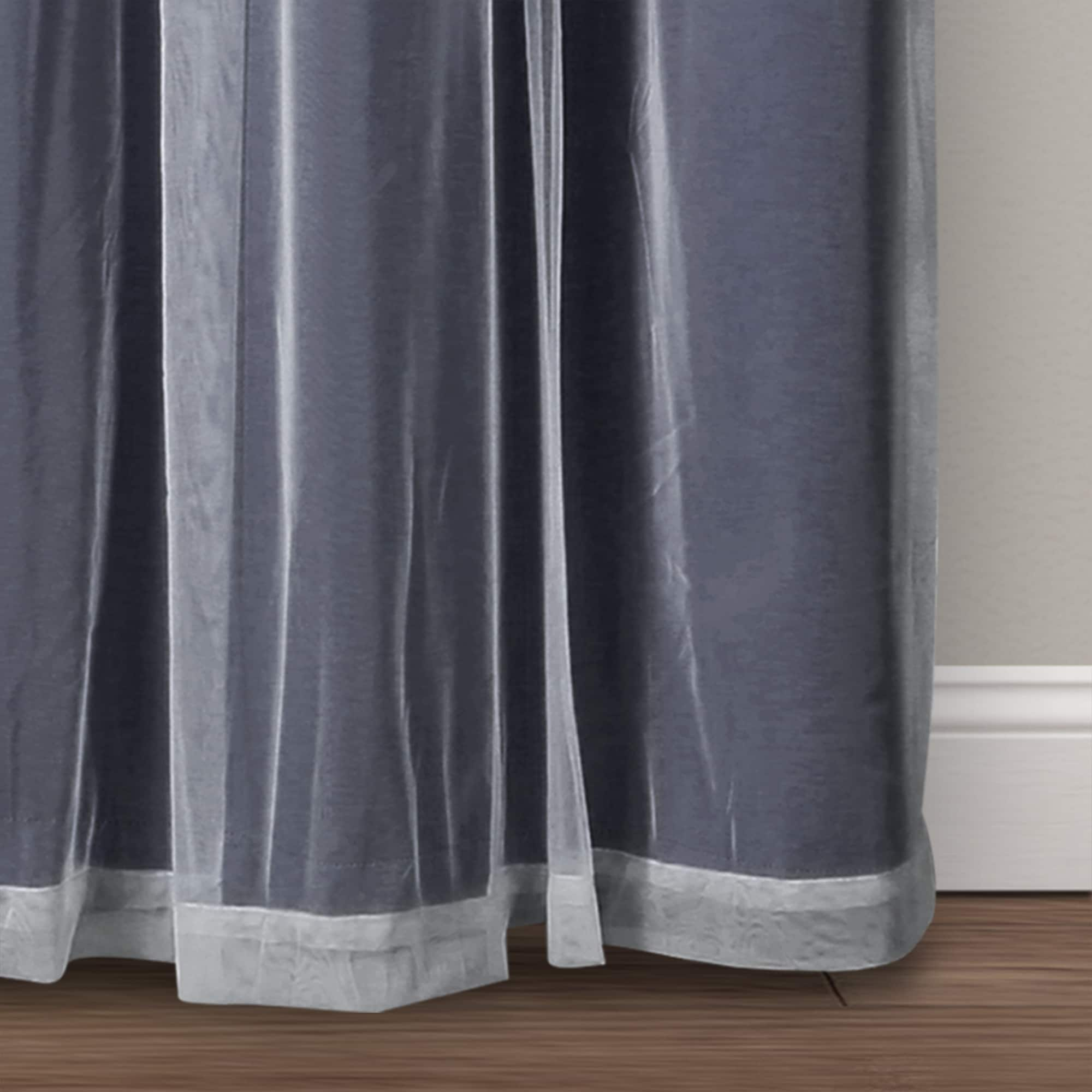 Lush Decor Grommet Sheer Panel Pair with Insulated Blackout Lining