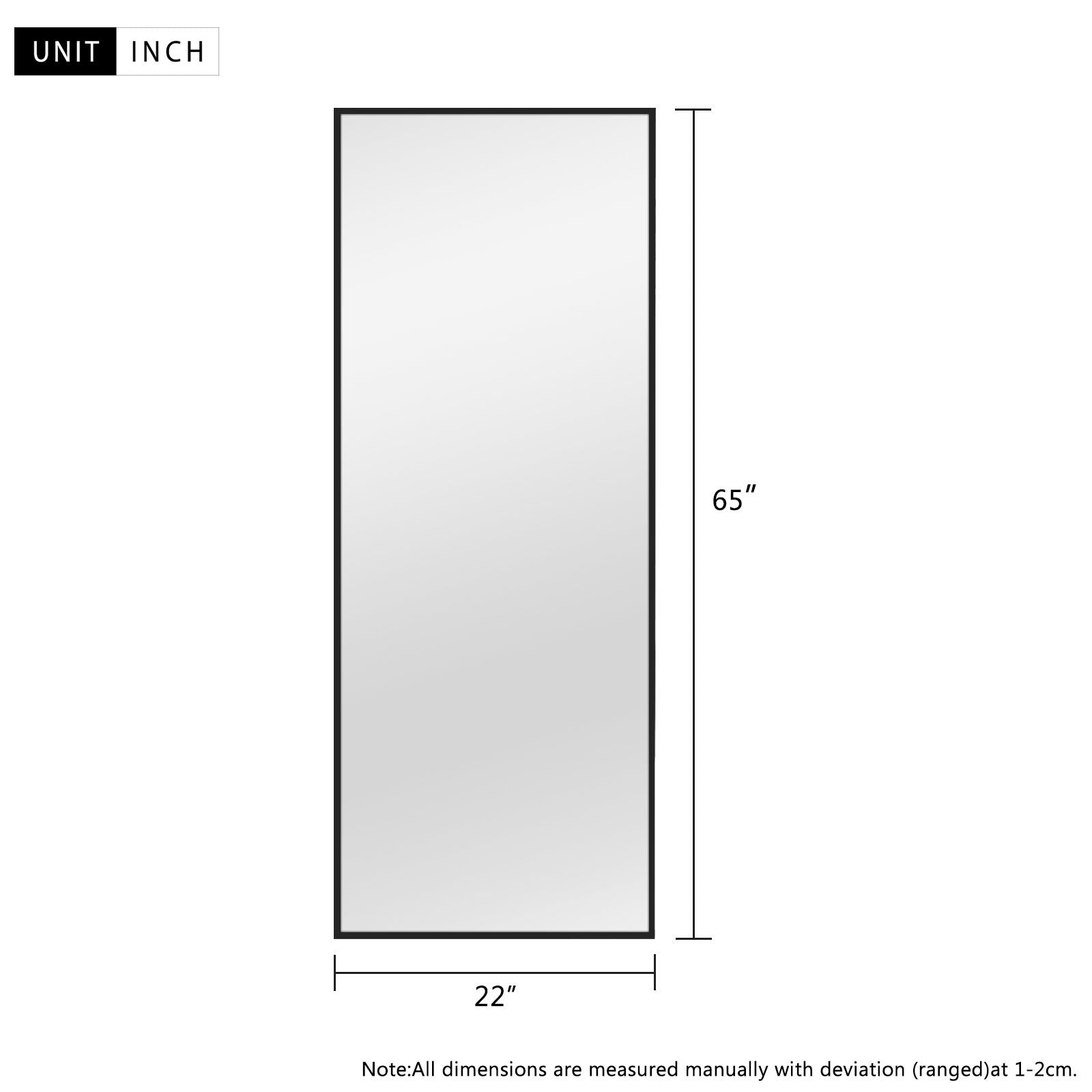 Lumioca Full Length Mirror Large Wall Mounted Mirror Full Body Mirror