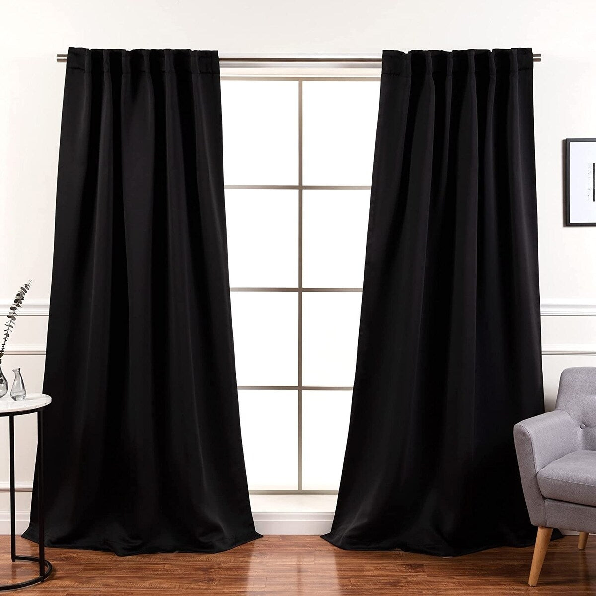 Aurora Home Insulated Thermal Blackout 84-inch Curtain Panel Pair - 52 x 84