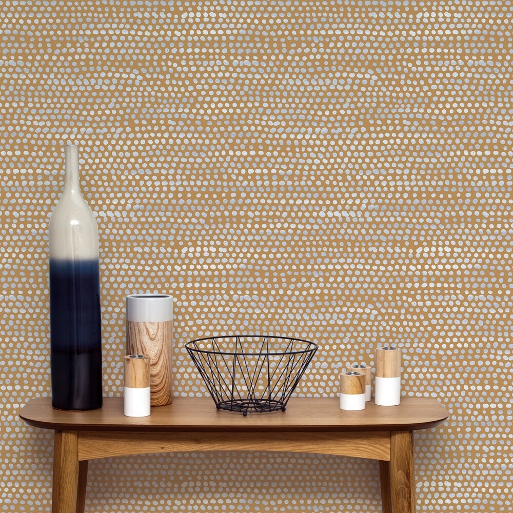 Tempaper Moire Dots Peel and Stick Wallpaper