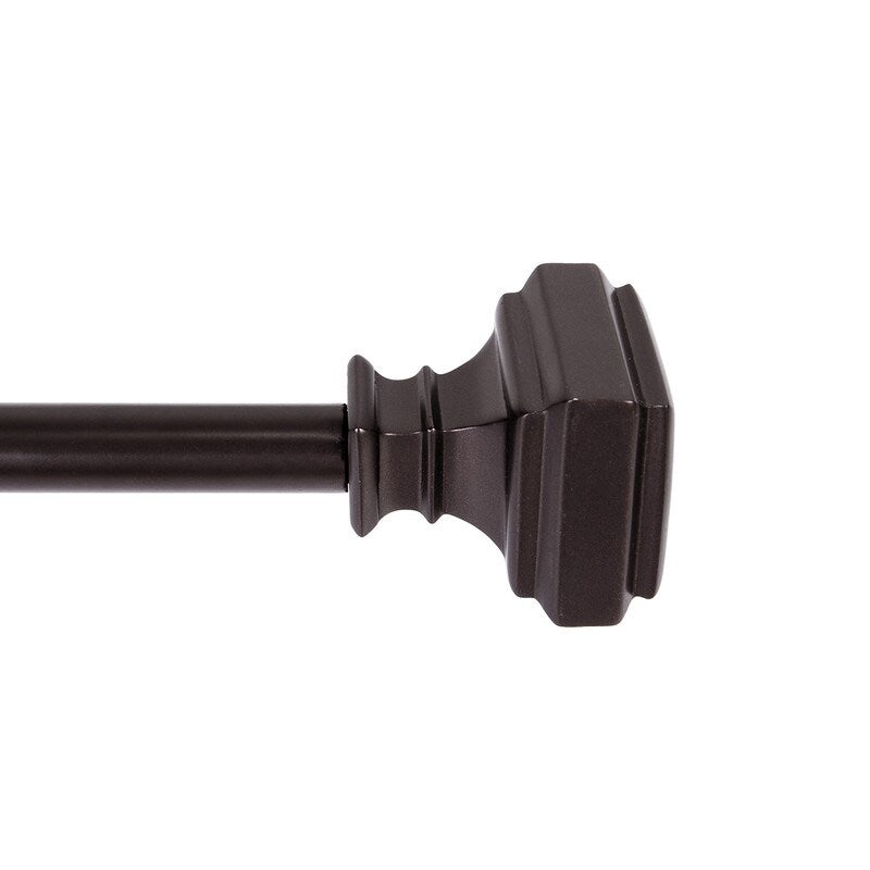 UTOPIA ALLEY 5/8 Inch Curtain Rod - Curtain Rods For Windows 28 to 48 Inch, Adjustable Drapery Rods