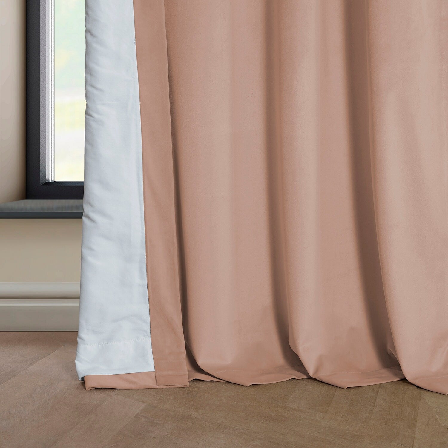 Exclusive Fabrics Plush Velvet Room Darkening Curtain (1 Panel)