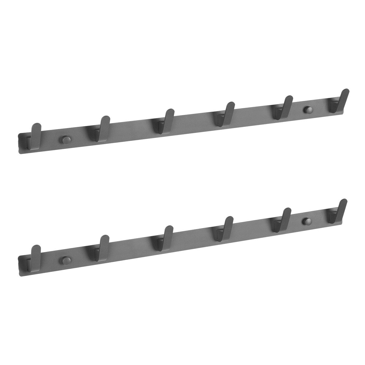 Aluminum Coat Rack Wall Mount for Hanging Coat Clothes Hats Bags