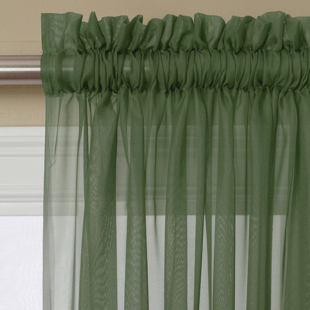 Miller Curtains Angelica 108-inch Rod Pocket Sheer Panel