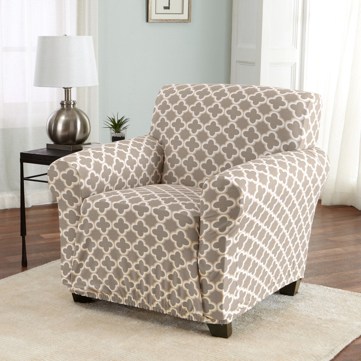 Premium Stretch Printed Chair Slipcover