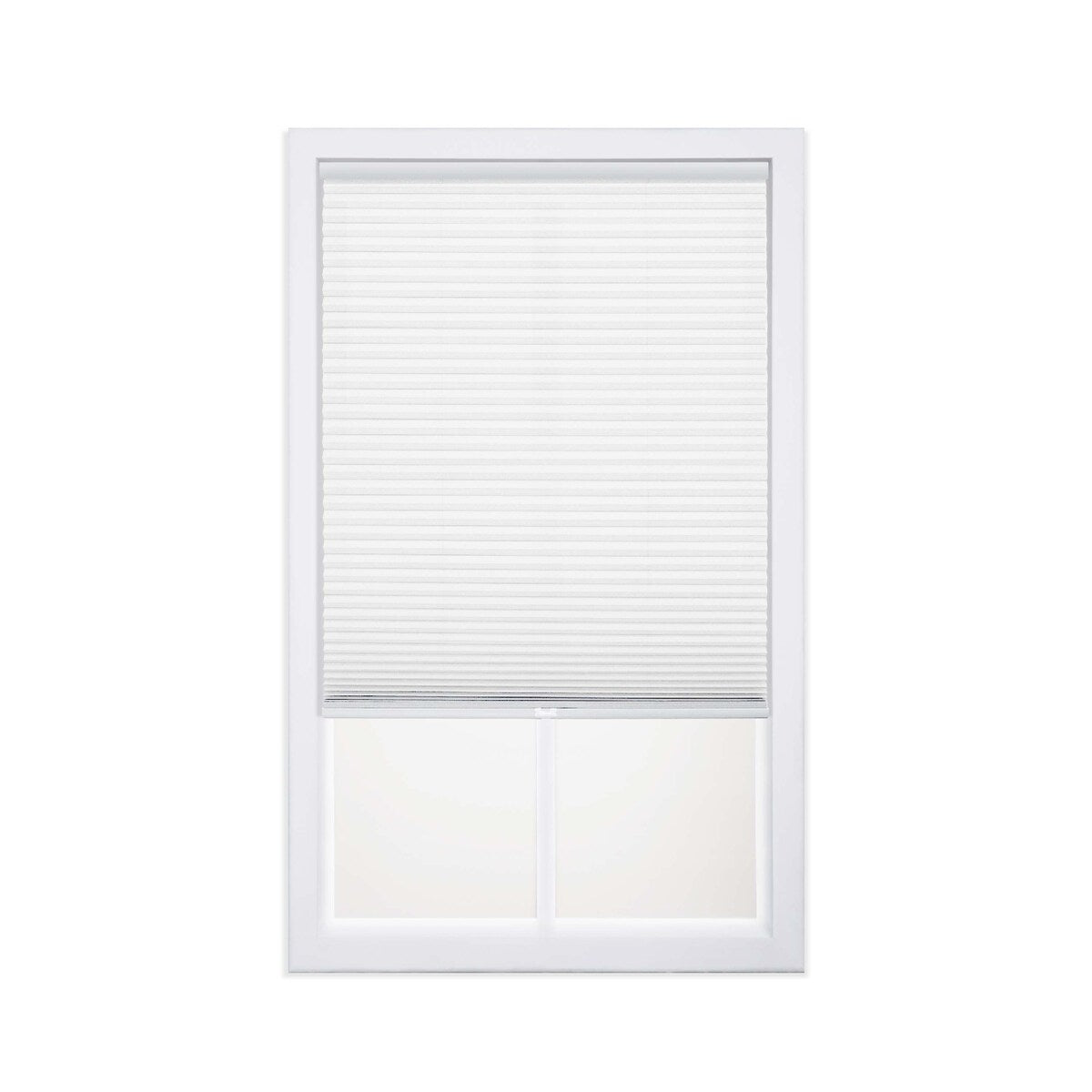 Regal Estate 64-inch White Light-filtering Cordless Cellular Shade