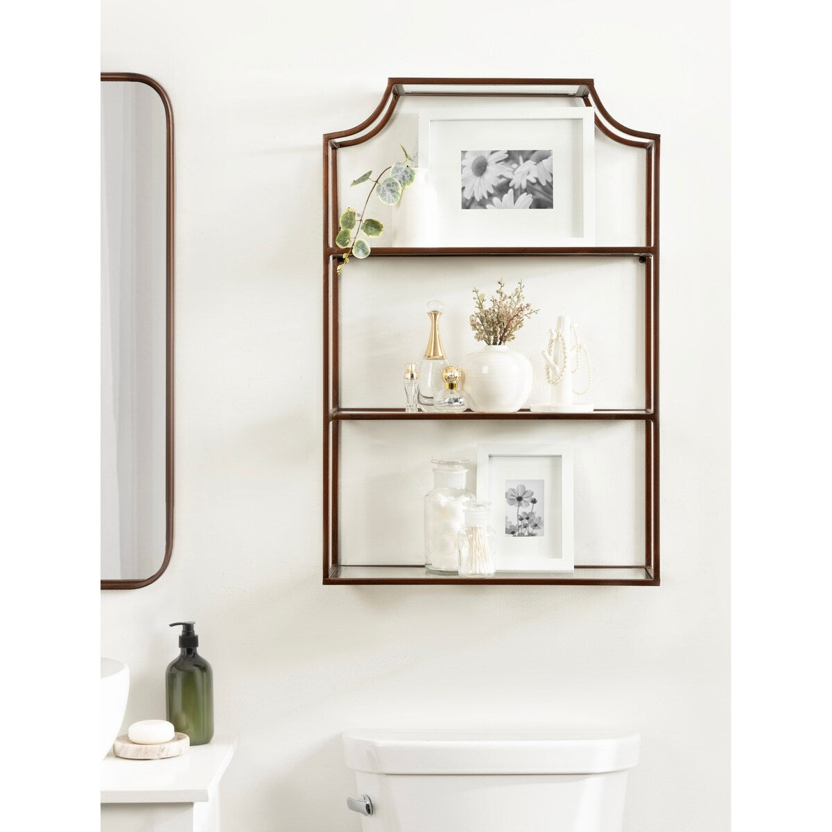 Kate and Laurel Ciel 4-tier Wall Shelf