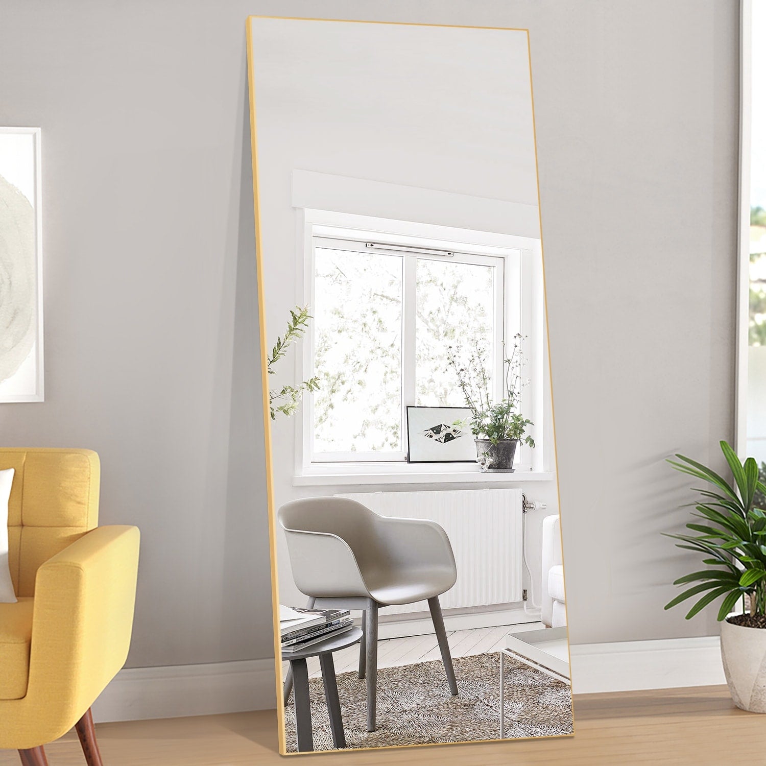 Lumioca Full Length Mirror Large Wall Mounted Mirror Full Body Mirror