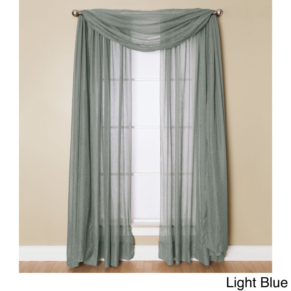 Miller Curtains Preston 216-inch Sheer Window Scarf