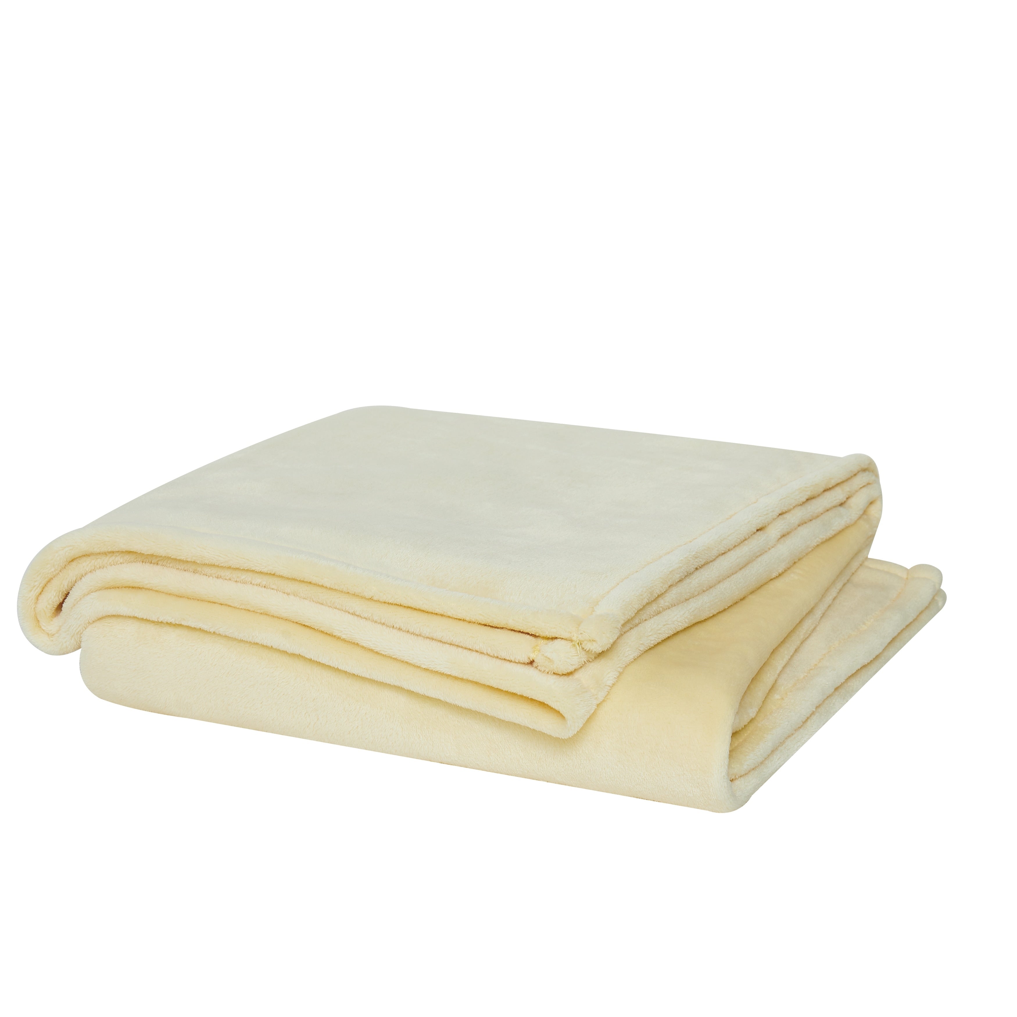 Cannon Heritage Solid Plush Blanket & Throw